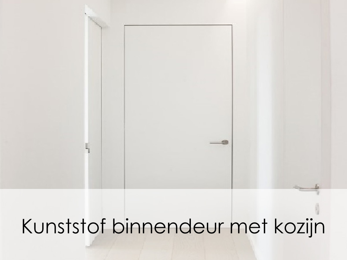 Kunststof binnendeur met kozijn