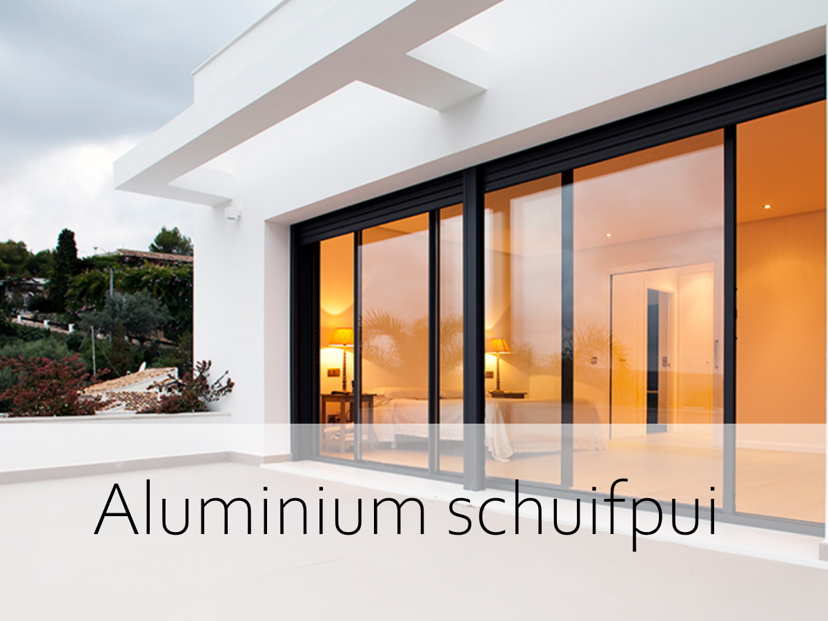 aluminium schuifpui